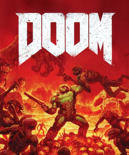 Doom 2016 game cover art