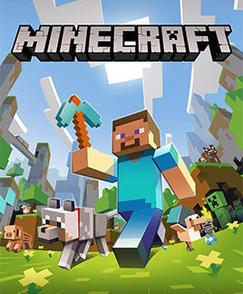 Minecraft game cover art